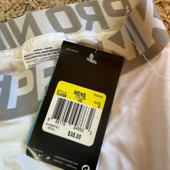 Nike Other - Nike White Boxer Briefs Premium Comfort